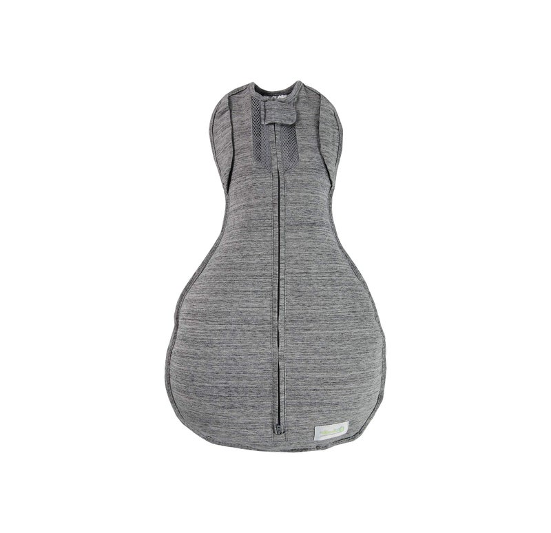 Woombie Convertible Swaddle Blanket with Vent, Twilight/Heathered Gray, 5-13 Pound - Image 4